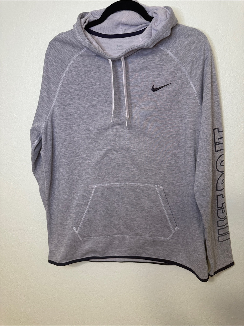 Nike Dri-FIT Just Do It Lightweight Pullover Hoodie Purple/Lilac Women’s Size XL